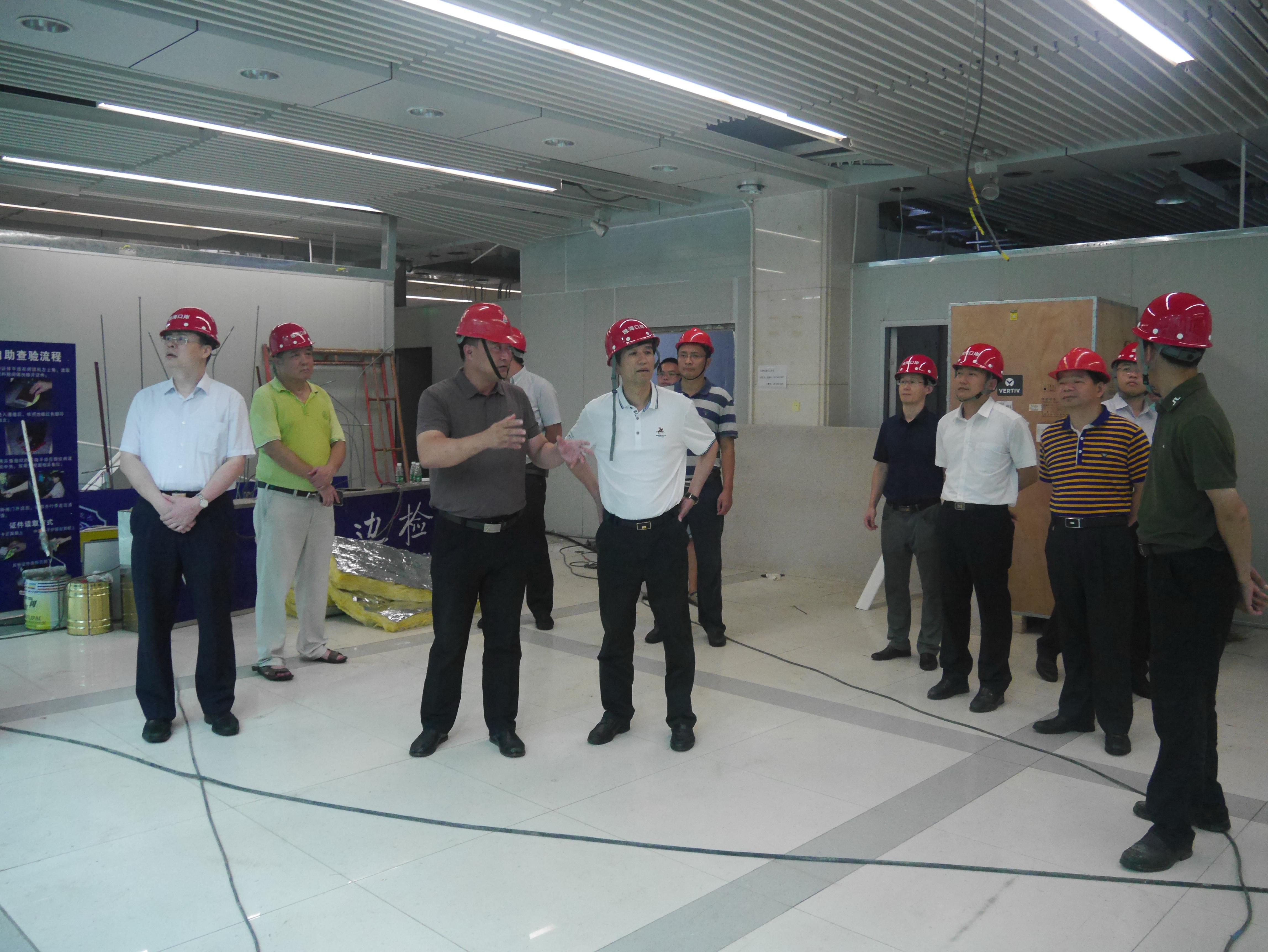 省委領導視察九洲港災后復產情況